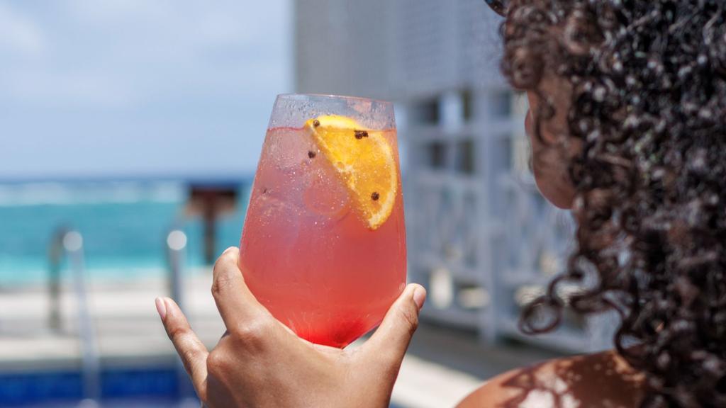 Bar en la playa 6 con ambiente caribeño y deliciosas bebidas